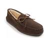 Pile Lined X Moccasin Slipper Dark Brown view