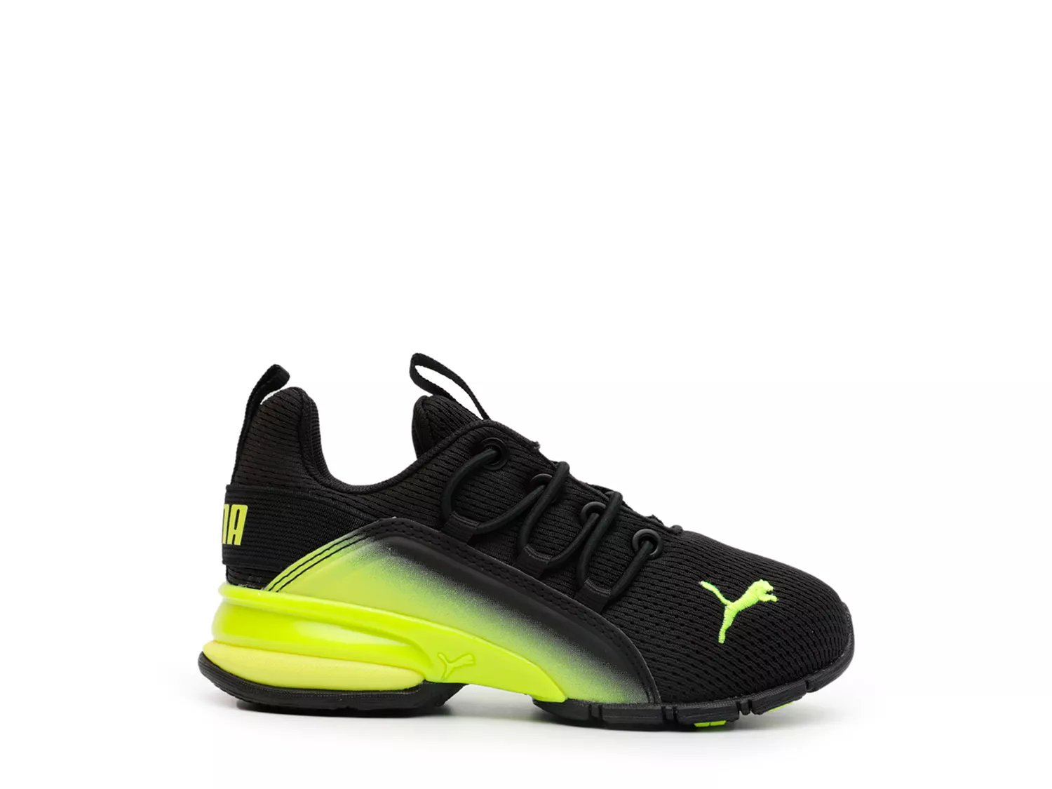 Puma axelion black store yellow