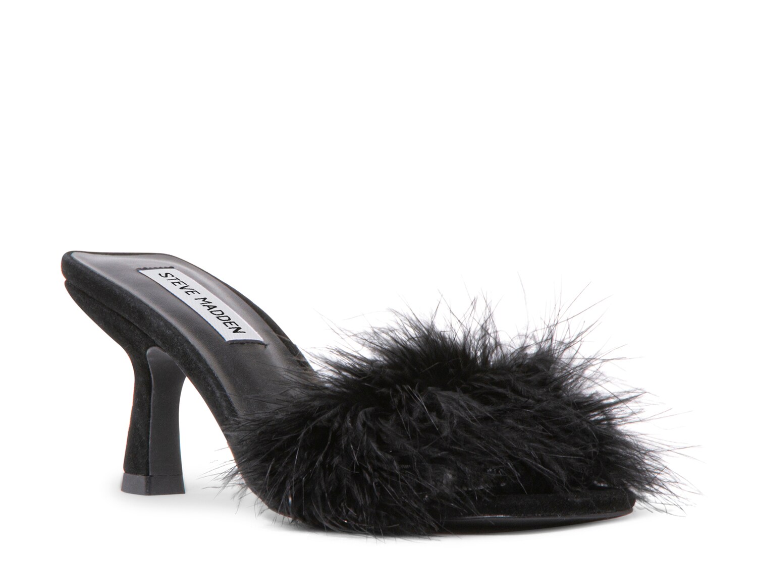 Steve Madden Karoo Suede Feather Mules