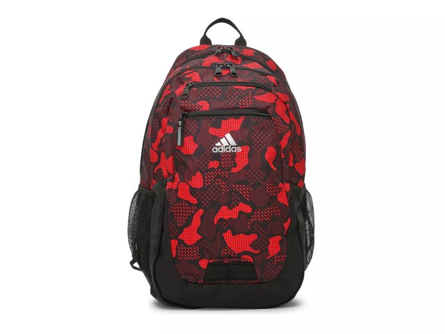 Adidas red and black backpack deals