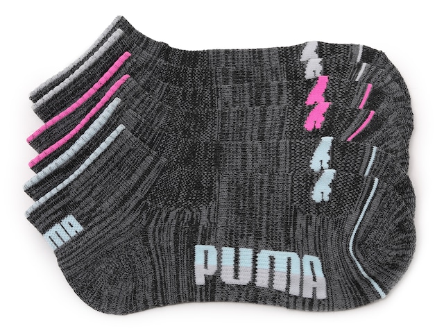 Puma Marled Women's No Show Socks - 6 Pack - Free Shipping | DSW