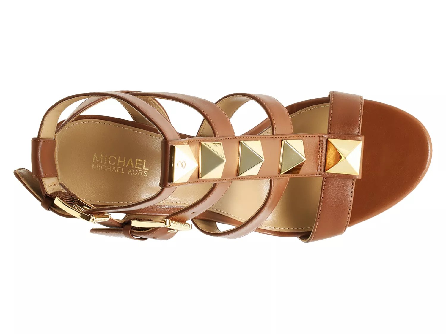 michael kors gladiator sandals gold