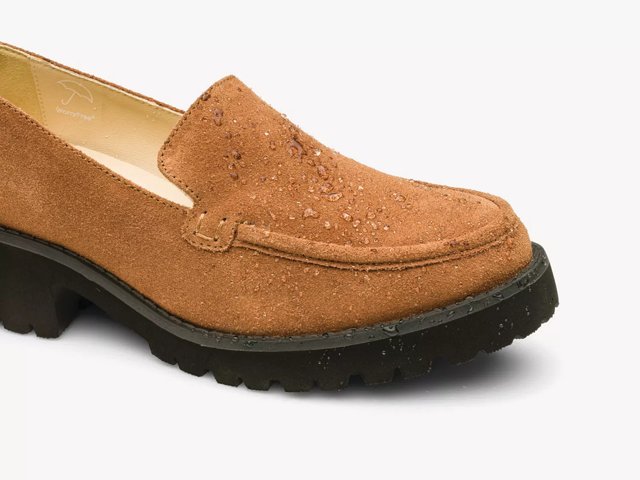 Hush puppies tan loafers best sale