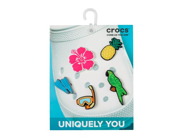 Crocs Jibbitz BACK TO SCHOOL Charms 5 Pk, Water Bottle, Backpack, Globe +,  NEW