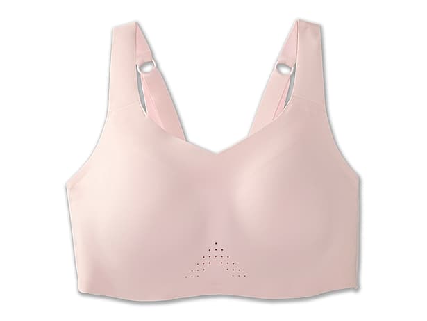 Adidas Aeroreact Training Light-Support Padded Bra- Clear Pink- Size LDD -  for sale online