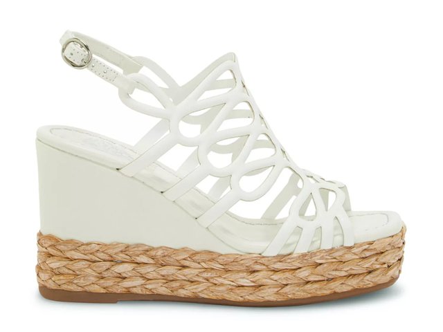 White wedge sandals dsw discount