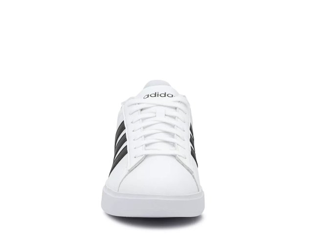 Adidas Men's Grand Court 2.0 Shoes, Size 11.5, White/Black/White