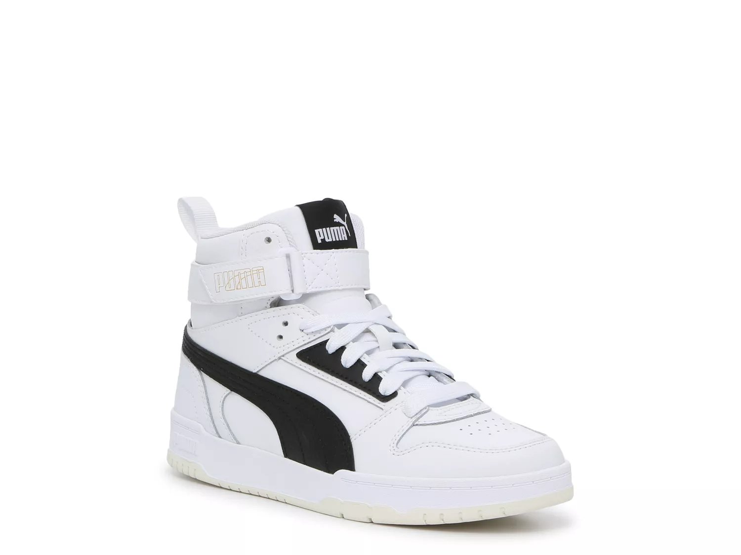 Black and white puma high outlet tops