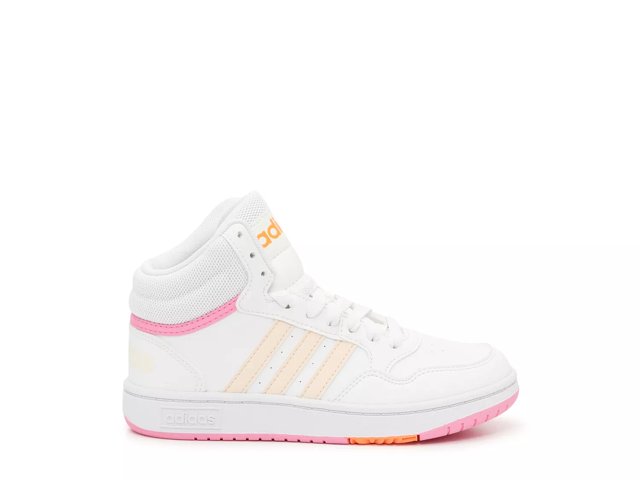 adidas Hoops Mid 3.0 Sneaker Kids Free Shipping DSW