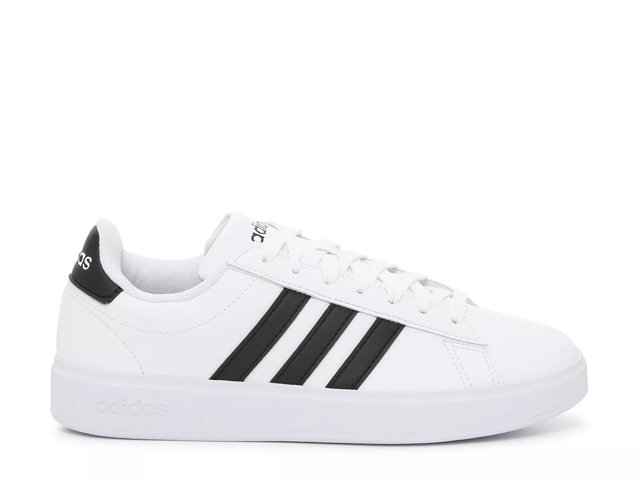 Adidas Women's VL Court 3.0 Sneakers in Black/White - Size 6.5