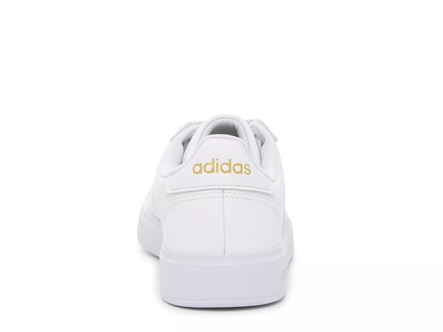 Adidas Womens Grand Court 2.0 GW9213 White Lace Up Low Top Sneaker Shoes Sz  8.5