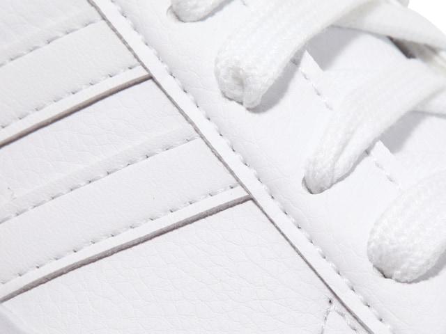 White adidas VL Court 2.0 Sneaker, Womens