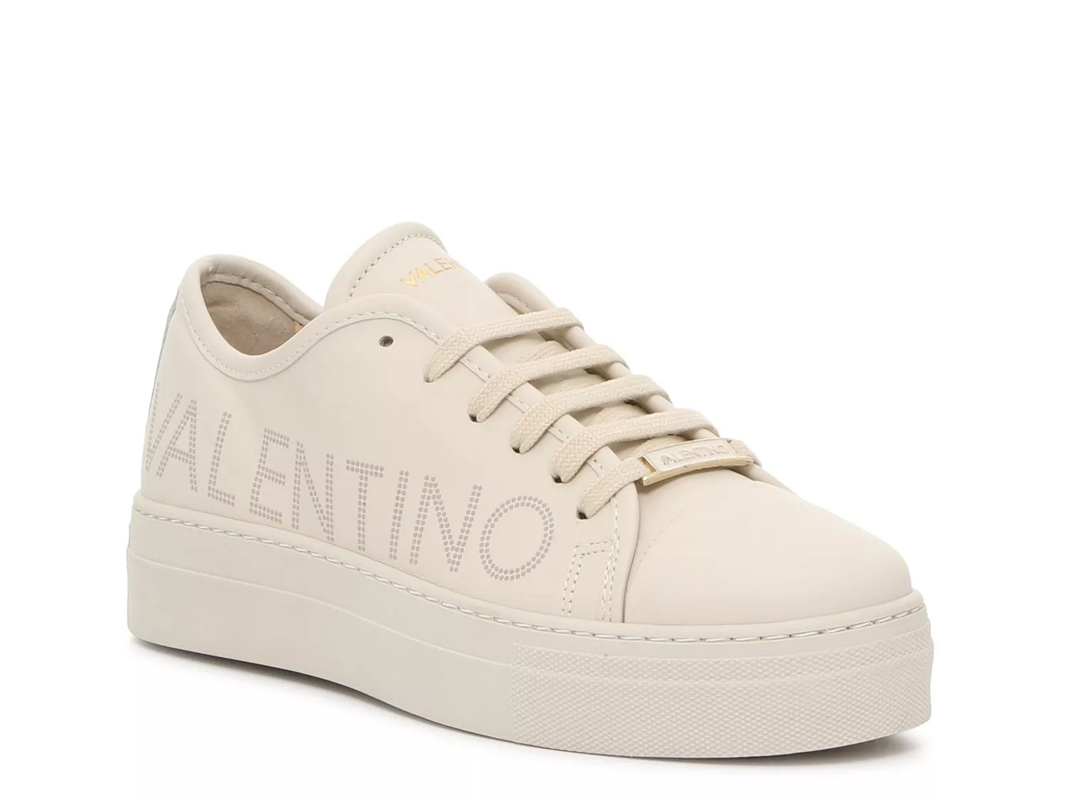 Valentino by Mario Valentino Petra Leather Platform Sneakers on SALE