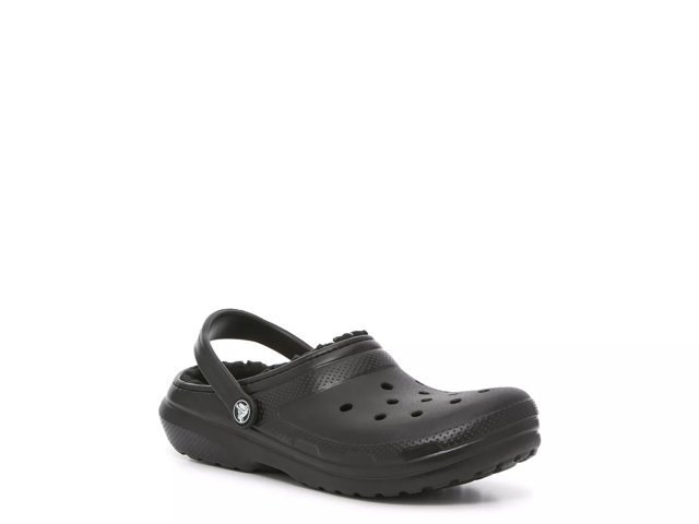 Crocs Kids Classic Lined Clog Black