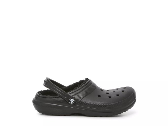 Crocs Black Classic Lined Clog