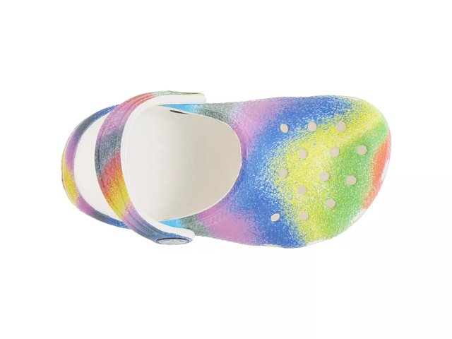 Tie dye crocs pastel on sale