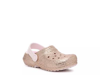 Girls sales lined crocs