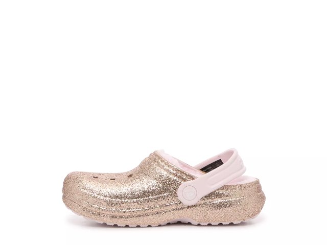 Classic glitter lined crocs best sale