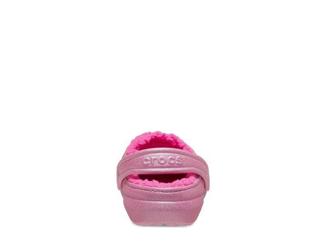 Crocs Classic Glitter Lined Clog - Kids'