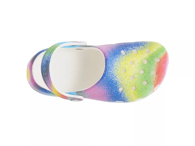 Tie dye deals crocs pastel