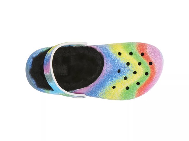 Classic tie dye lined crocs hotsell