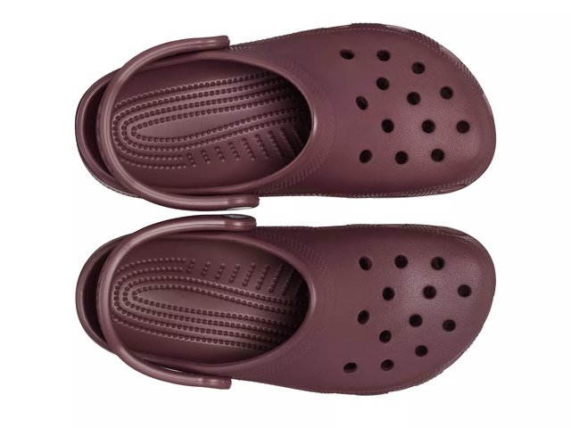 Burgundy crocs hot sale