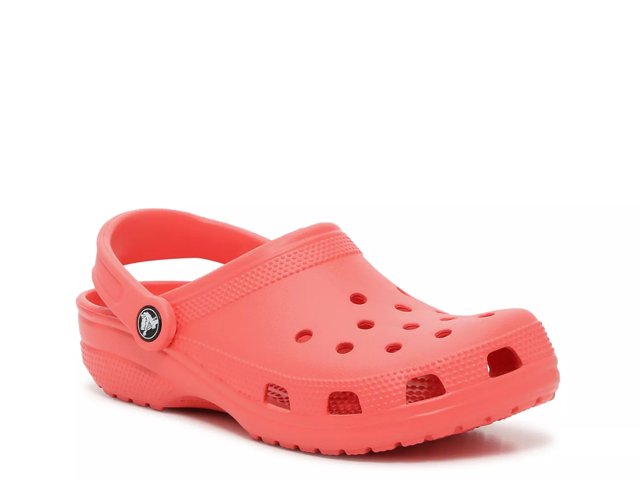 Light new arrivals red crocs