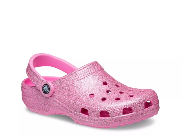 Womens glitter crocs sale