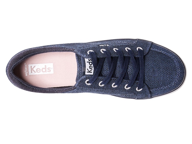 Keds Center 2 Lace Up, Sneaker womens, Navy Chambray, 7