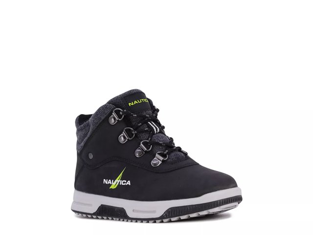 nautica boys black boots