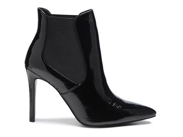 Dsw black patent leather boots sales