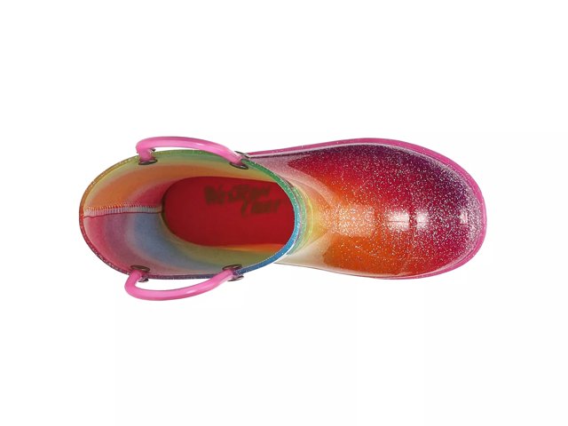 Girls light on sale up rain boots