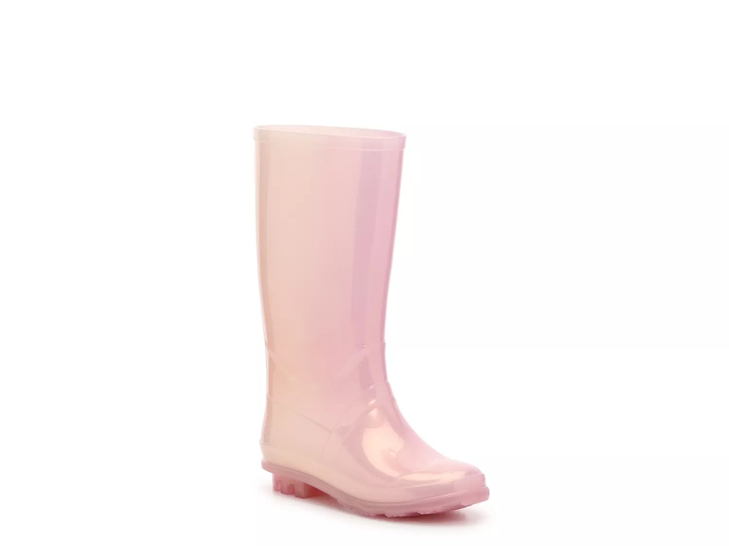 Light pink store rain boots