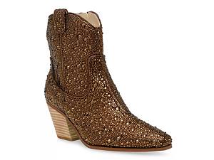 Gold best sale booties dsw