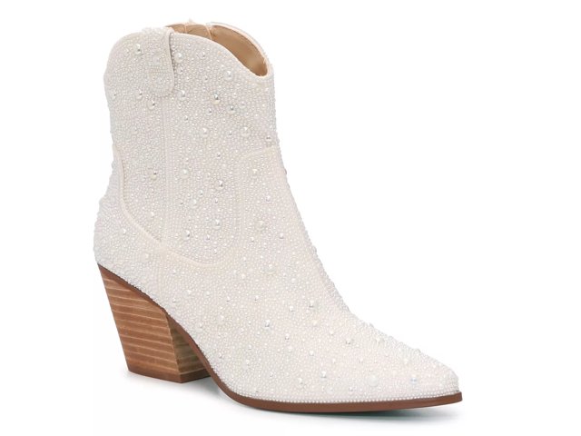 Betsey Johnson Emory Rhinestone Western Boot