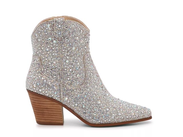 Betsey Johnson Emory Rhinestone Western Boot Free Shipping DSW