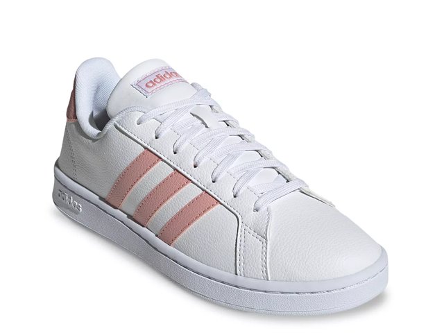 Adidas grand court raw white top