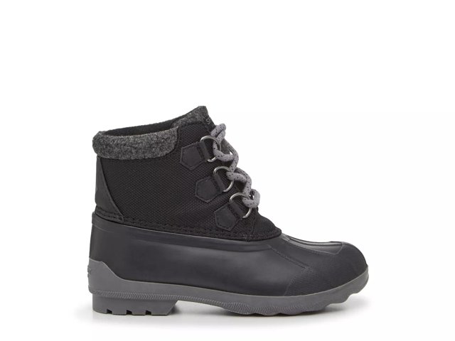 Black and grey duck boots clearance
