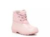 Pink and 2024 white duck boots