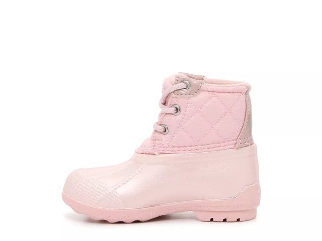 Pink outlet sperry boots