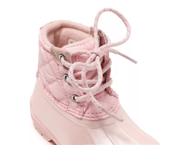 Pink sperry duck boot new arrivals