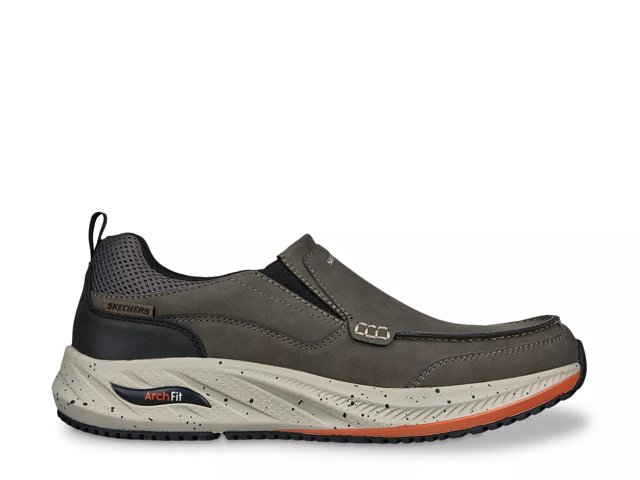 Skechers wide fit mens slip ons store
