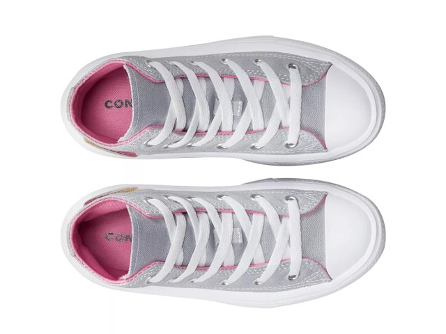 Converse all star outlet low trainers grey pink