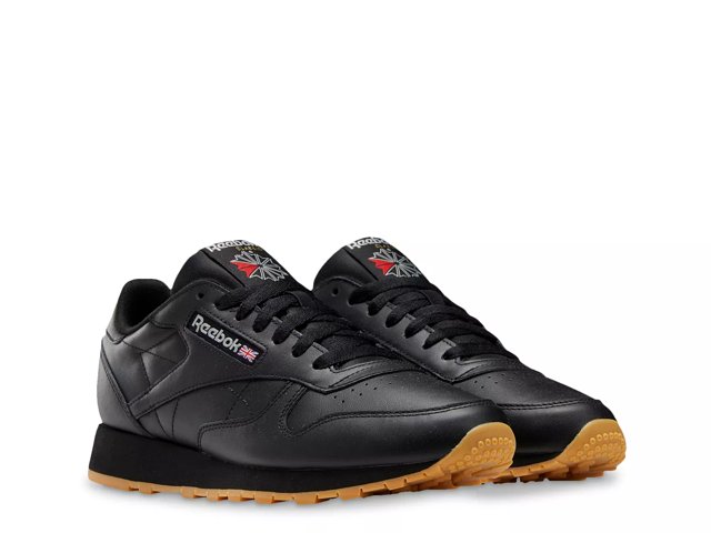 Reebok classic black and white leather shop