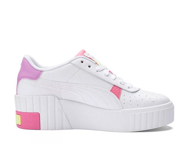 Puma cali wedge pink sales