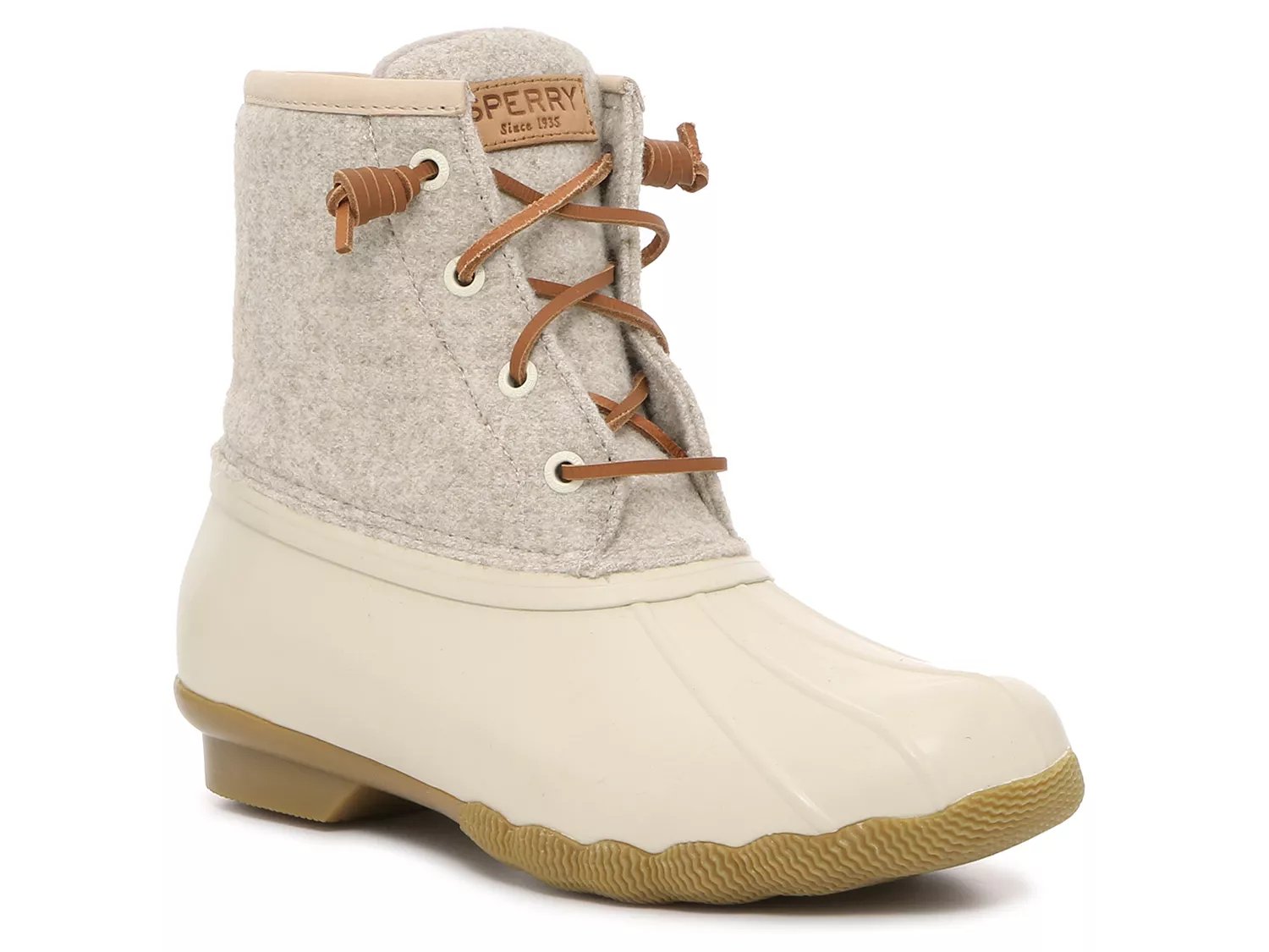 White sperry duck boots sale