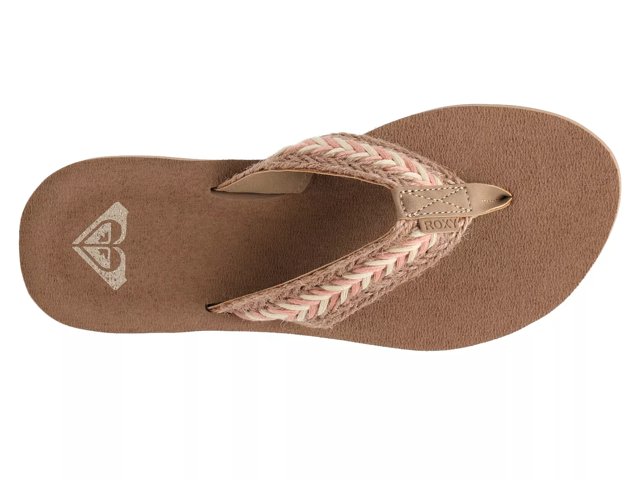 Roxy Porto II Flip Flops Brązowy