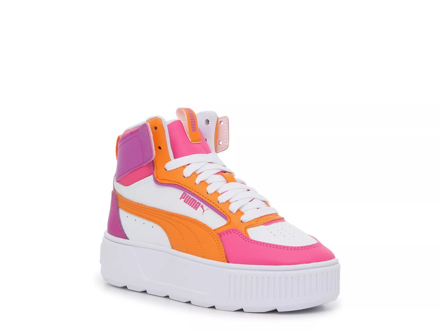 Girls' Big Kids' Puma Karmen Rebelle Mid Casual Shoes