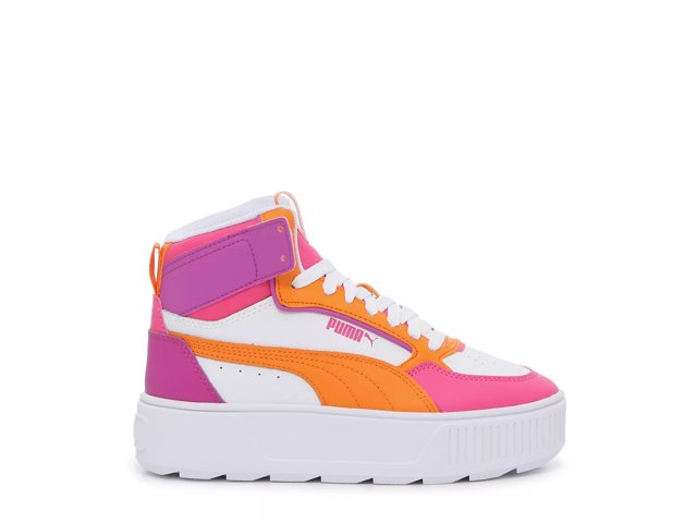 Girls' Big Kids' Puma Karmen Rebelle Mid Casual Shoes