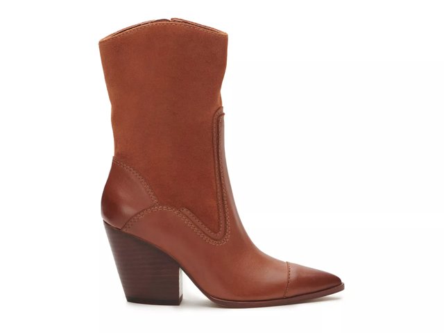 Cognac shop booties dsw